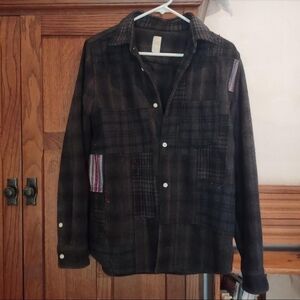 CLOT apparel HK x juice store Distressed scarecrow Heavy weight patchwork